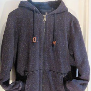 Buffalo David Bitton - Fleece & Sherpa Fasox Hoodie -  Model BM23800 Blue - L